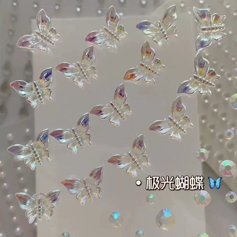Art Craft Decoration - 韓国インスタイルマーメイドローズ 3D 蝶電話ケース装飾ラインストーン花シェルアートパーソナライゼーション DIY 装飾工芸品