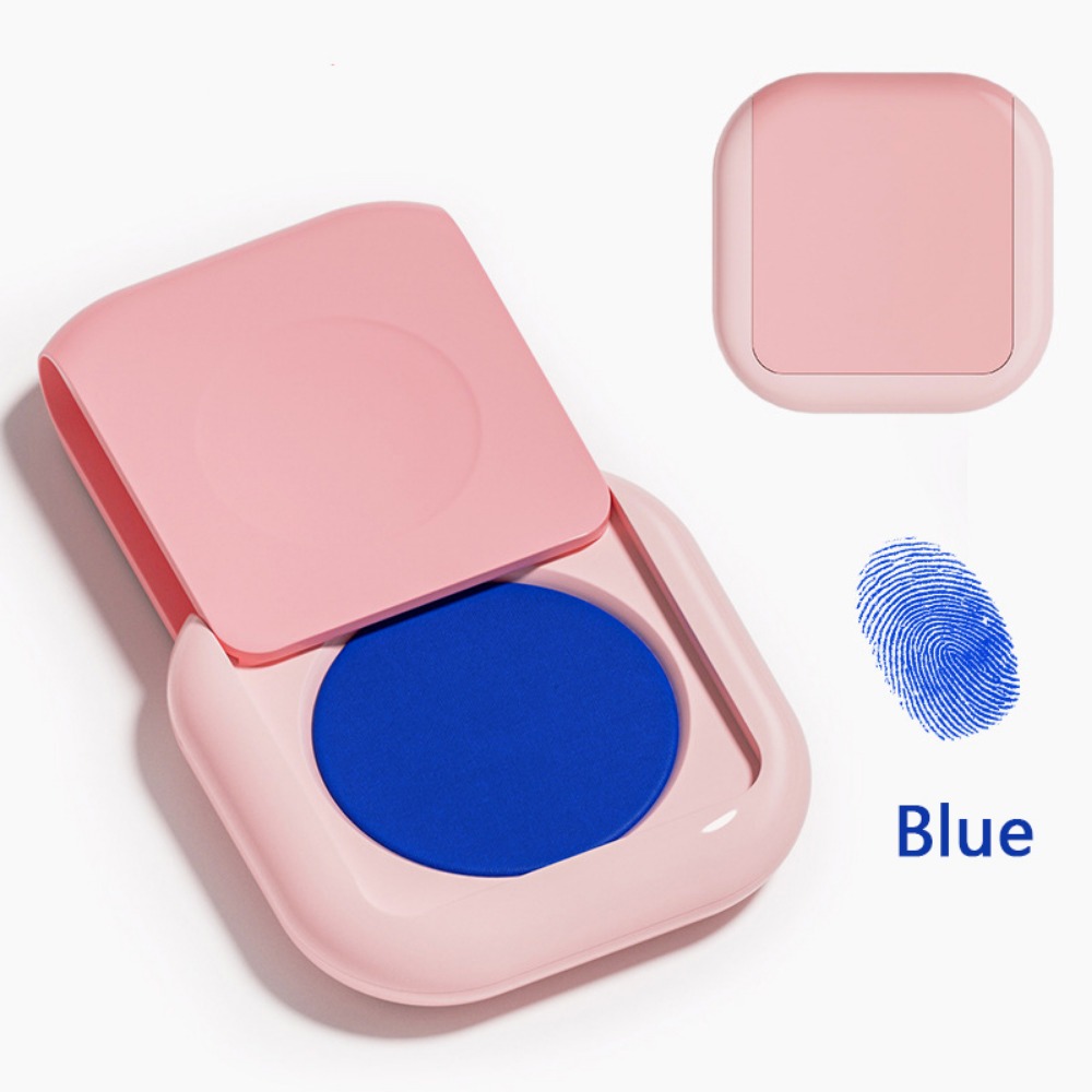 Stamping Ink Pad - クリアスタンピングミニ指紋インクパッド偽造防止速乾性指紋サインインクパッド指紋印刷プロフェッショナル