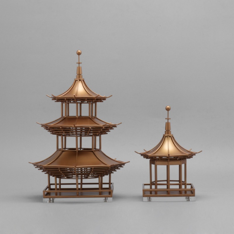 現代中国の金属製装飾品＆ディスプレイ棚、手作りの風水塔の装飾 - Art Craft Bar のレビューと価格