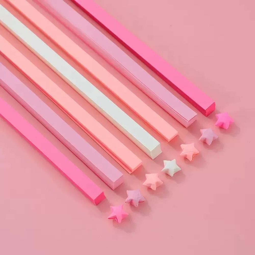 540枚入り折り紙スター、DIY手芸折り紙、ラッキースター折 - Art Craft Show のレビューと価格
