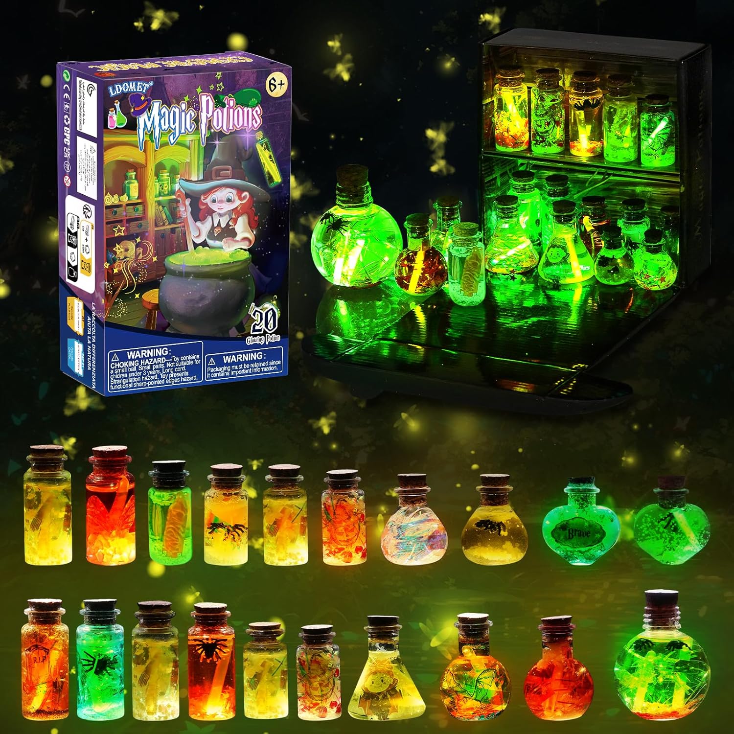 DIY 妖精魔法のポーションキット魔女の魔法の色が変わる凍結 - Art And Craft Science のレビューと価格