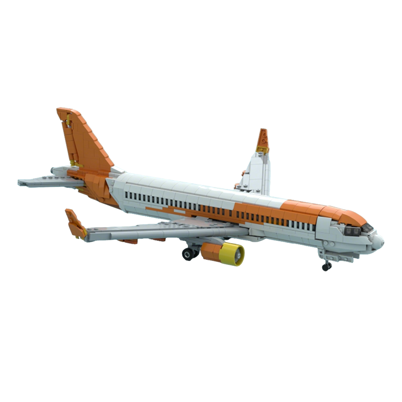 1100ピース MOC イージージェット エアバス A320 - Art Craft Easy Ideas のレビューと価格