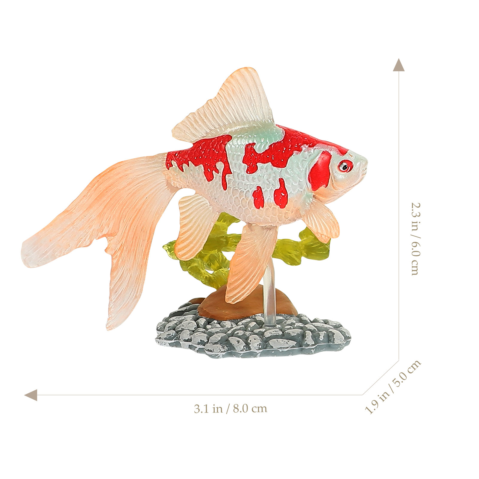 6個入り金魚シミュレーションフィギュア リアルな装飾魚クラフ - Art Craft Kids のレビューと価格