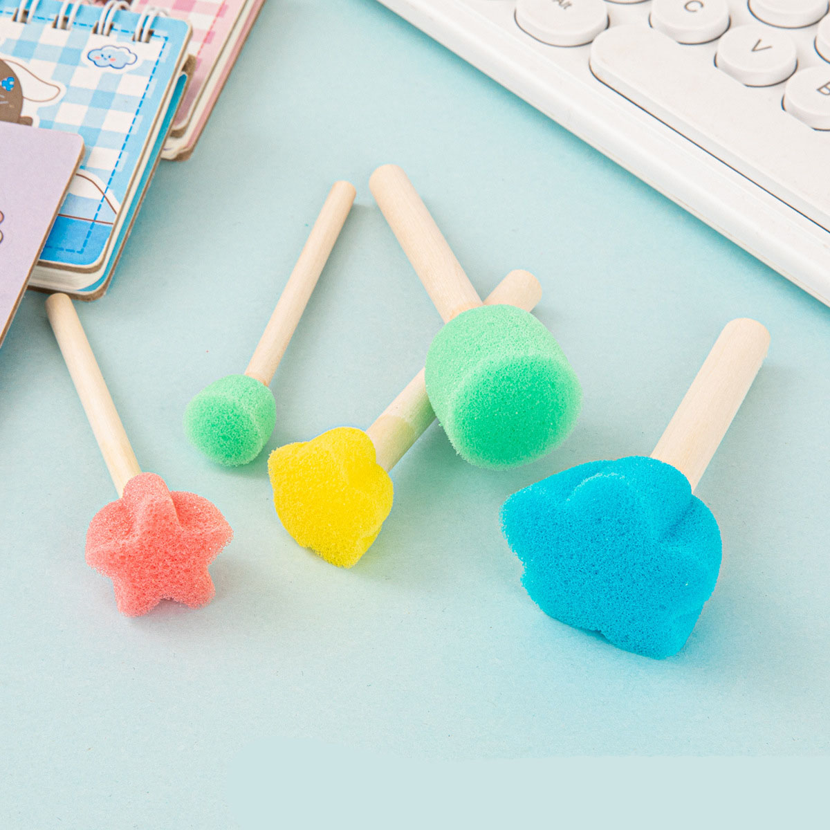 10 個ペイント陶器スポンジペイント用フェイスペイントスポン - Art Craft Kids のレビューと価格