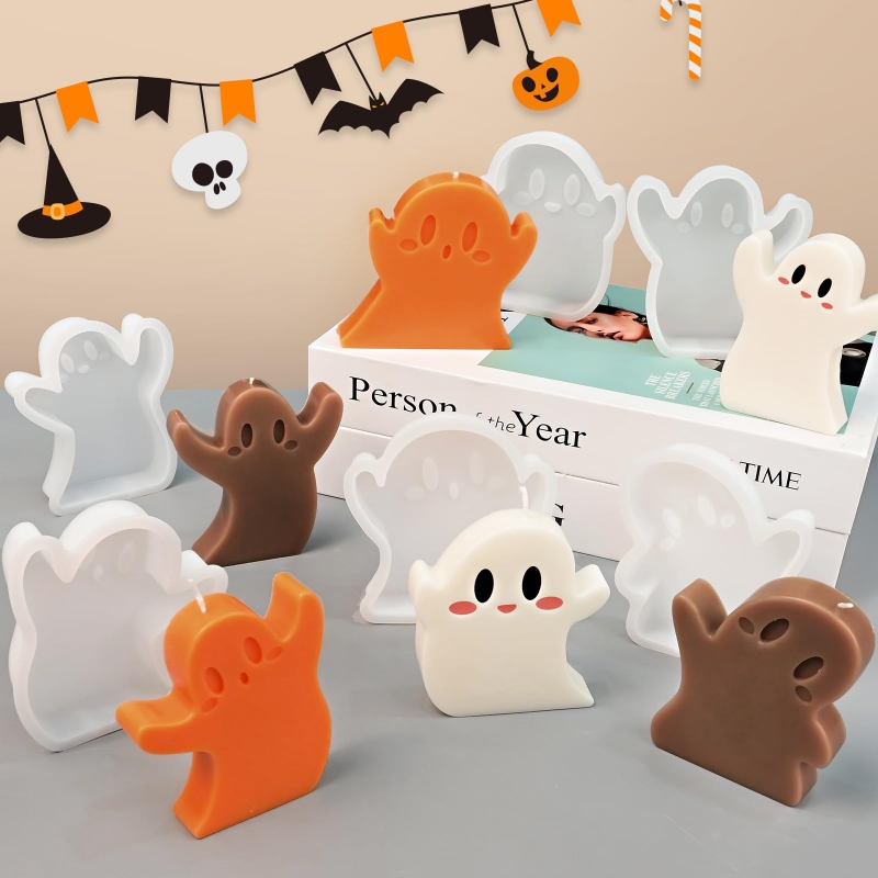 ハロウィンシリーズシリコーンキャンドルモールド DIY かわ - Art Craft Show のレビューと価格