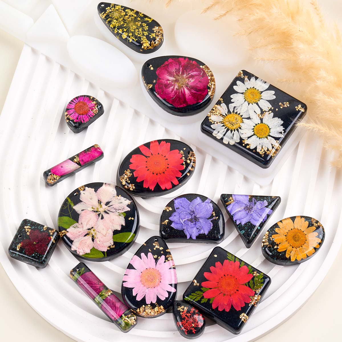 タイムストーンペンダントシリコーン型 DIY ジュエリークラ - Art Craft Show のレビューと価格