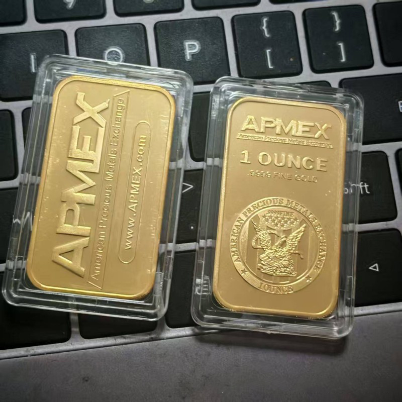 1PC 1オンス 非磁性 APMEX シルバーゴールドバー  - Art Craft Bar のレビューと価格