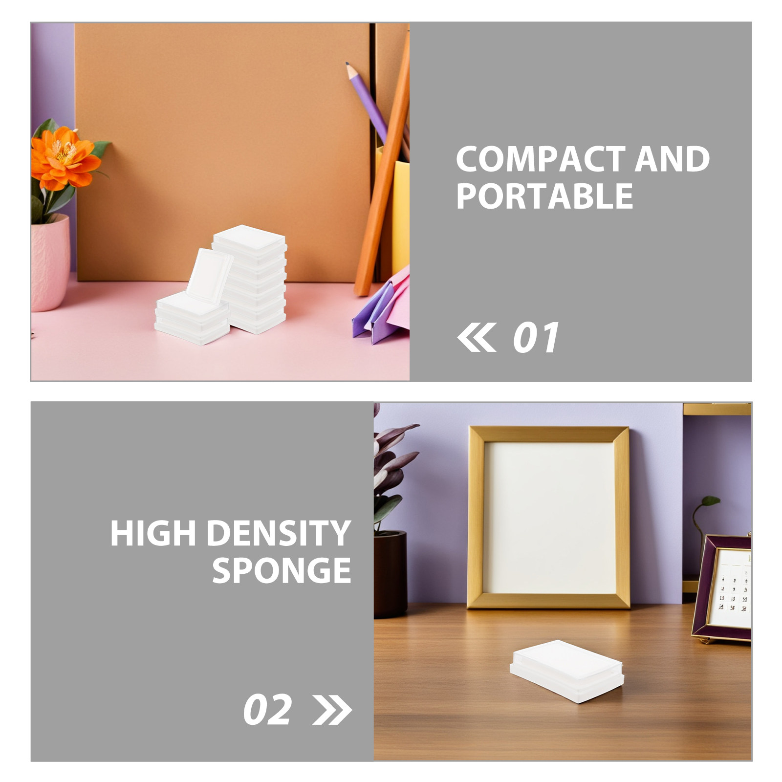 スタンプ用インクパッド20個セット、空のスタンプ用高密度スポ - Stamping Ink Pad のレビューと価格