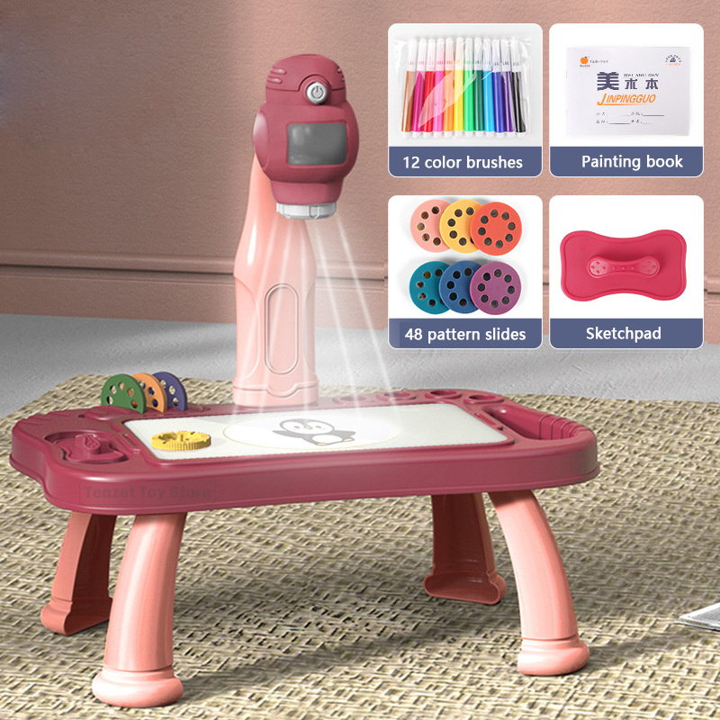 子供のためのインテリジェントなプロジェクターセット,教育玩具 - Art Craft Kids のレビューと価格