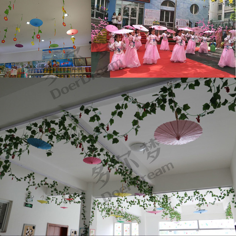 新しい5サイズの手作りカラーペーパー傘 中国伝統的な子供用D - Art Craft School のレビューと価格