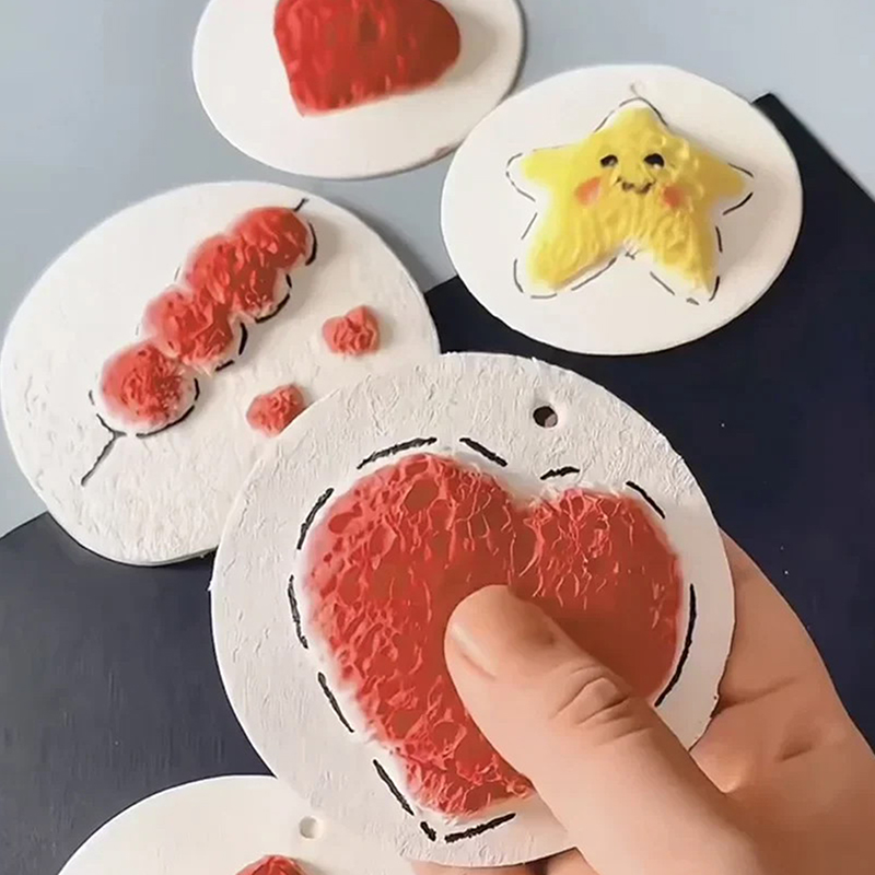 3D マジックふわふわフォームテクスチャ絵画紙子供のための  - Art Craft Board のレビューと価格