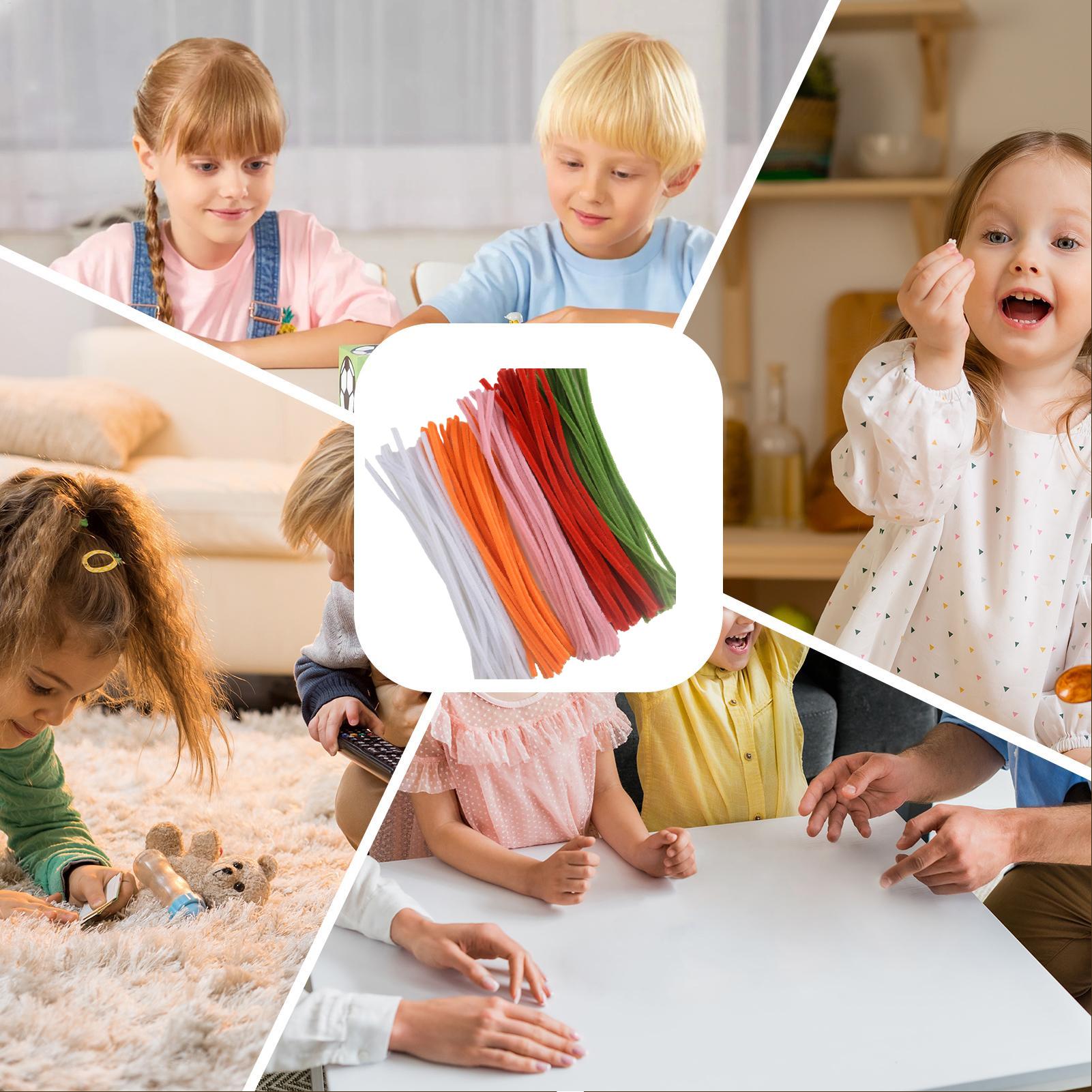 シェニールステム パイプクリーナー カラフルクリーナー スト - Art Craft Kids のレビューと価格
