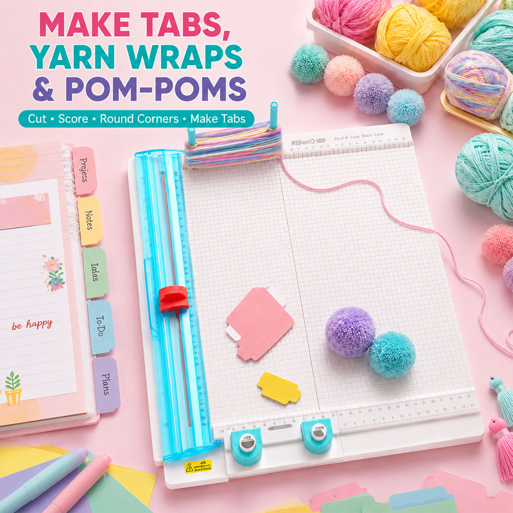 7-in-1ペーパーカッター＆スコアリングボード、10枚用折 - Art Craft Board のレビューと価格